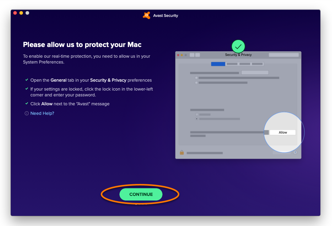 avast for mac security and privacy settings